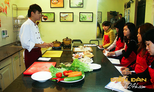 Lóp học nấu ăn gia đình