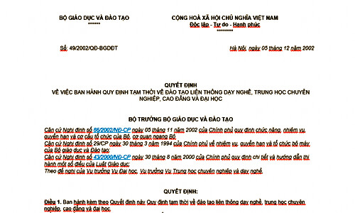 Li&ecirc;n th&ocirc;ng Đại học 2020